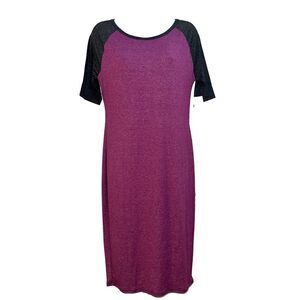 LuLaRoe Dress, Size S, Purple Black
